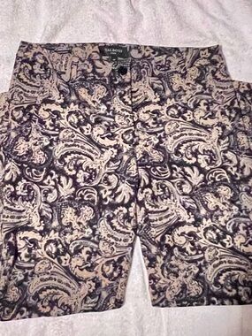 Talbots women’s chinos with cool paisley print